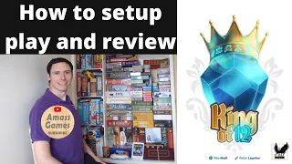 King of 12 board game - how to setup play and review #amassgames AmassGames #fun #boardgame #party