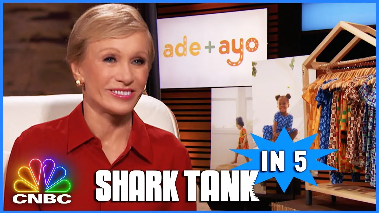 Ade + Ayo Dances With Sharks | Shark Tank In 5 | CNBC Prime