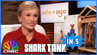 Ade + Ayo Dances With Sharks | Shark Tank In 5 | CNBC Prime