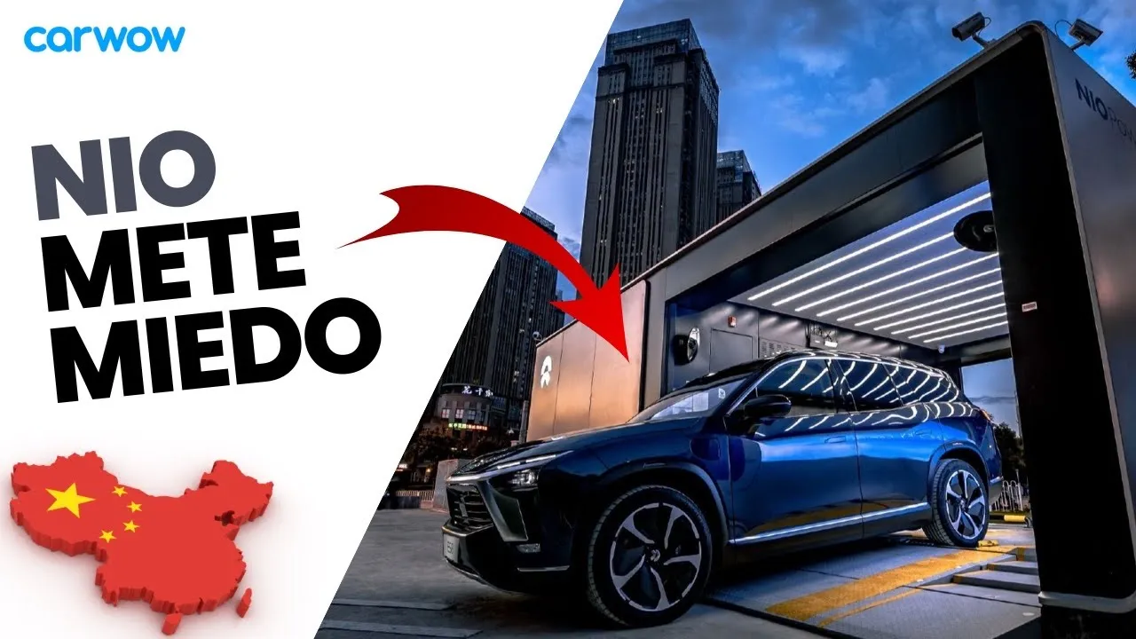 COCHE ELÉCTRICO DE 15.000€ y CAMBIO DE BATERÍAS EN 3 MINUTOS: NIO METE MIEDO