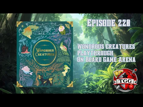 Wondrous Creatures Playthrough on Board Game Arena | Magical Creature Drafting Fun!