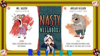How to Play Nasty Neighbors & Review