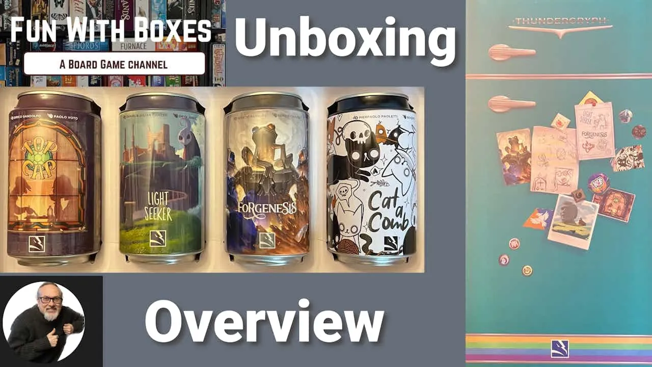 Soda Pop Fridge Collection from Thundergryph Games | Cat-a-Comb, Light Seeker, Forgenesis, & Top Cap