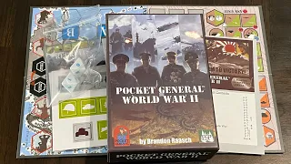 Pocket General World War II - Unboxing