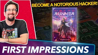 Metrorunner Board Game First Impression Review