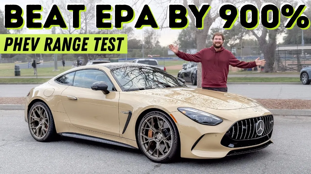 This Car Has 1 Mile Of Rated Electric Range! Mercedes AMG GT63 PHEV Smokes EPA Rating