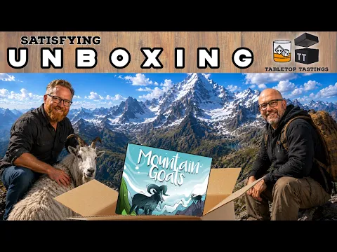 Mountain Goats Board Game Unboxing | Steve & Les React