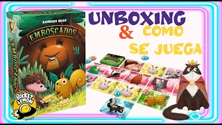 EMBOSCADOS UNBOXING Y COMO SE JUEGA EN ESPAÑOL