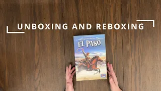 Great Western Trail: El Paso - Board Game (Cloth Game?) Unboxing & Reboxing - See What's In The Box