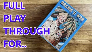 Archie's War - Solitaire Playthrough