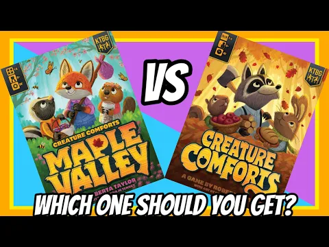 Maple Valley - Non-Gamer Review & Comparison To Creature Comforts - Which One Do You Need???