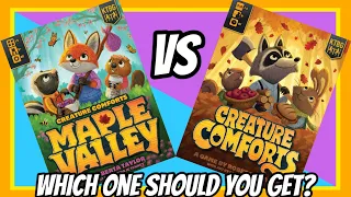 Maple Valley - Non-Gamer Review & Comparison To Creature Comforts - Which One Do You Need???