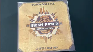 TDG: Steam Power: Deluxe Edition unboxing with Ray
