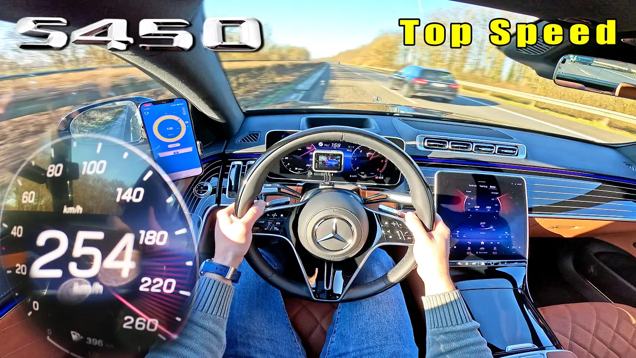 2024 Mercedes-Benz S Class S450d is the BEST S CLASS on AUTOBAHN
