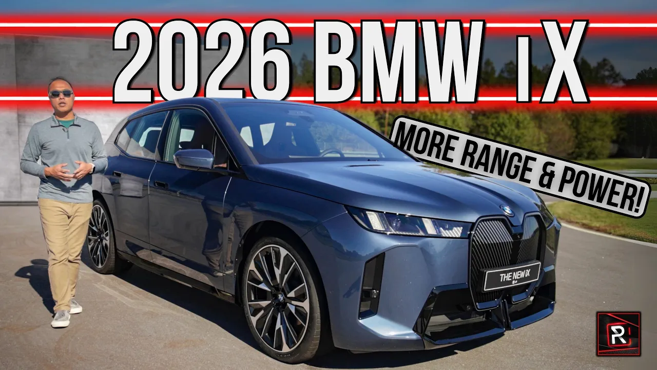 The 2026 BMW iX Is A More Comfortable & Road Trip Ready Luxury SUV