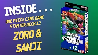 Inside…One Piece Card Game Zoro and Sanji Starter Deck ST12 (4K 60fps)