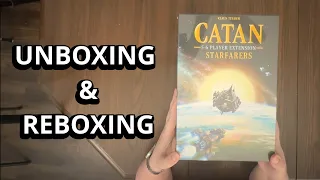 Catan: Starfarers 5-6 Player Extension - Board Game Unboxing and Reboxing - What's in the Box?
