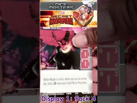 Dice Masters Secret Wars Display One Opening: Pack 4 #shorts