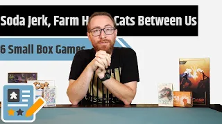 6 Small Box Game Reviews - Soda Jerk, Farmhand, Washed Ashore & More!