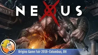 NEXUS β game preview at Origins 2018