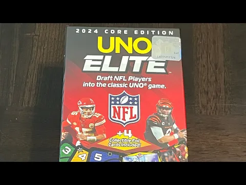 UNO Elite NFL: Starter Pack (Mattel) - Unboxing & Quick Overview
