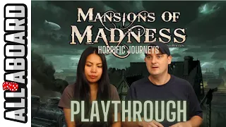 MANSIONS OF MADNESS: HORRIFIC JOURNEYS | Board Game | How to Play & Playthrough | 10:50 to Arkham