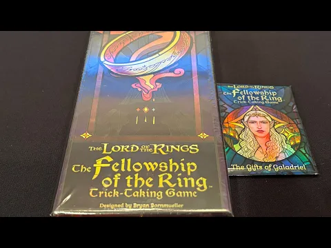 LOTR The Fellowship of the Ring Trick-Taking Card Game Unboxing Video