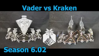 Star Wars Armada "Ready, Set, Reroll!" Vader vs Kracken - ION Radio Battle Report