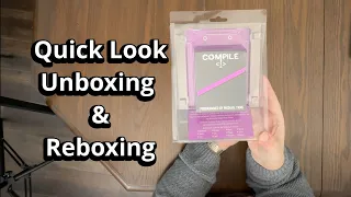 Compile: Main 1 - Quick Look Card Game Unboxing & Reboxing - What's Inside the box?