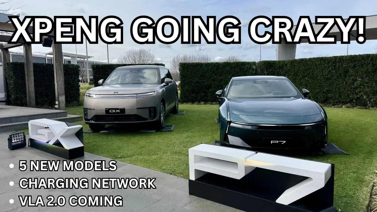 Xpeng is COMING IN HOT! 5 Models in 6 months coming to AUS, Charging Network, VLA 2.0 & More.