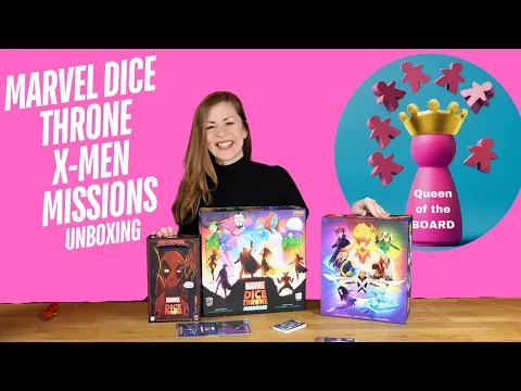 Marvel X-Men Dice Throne Missions unboxing - Queen of the Board