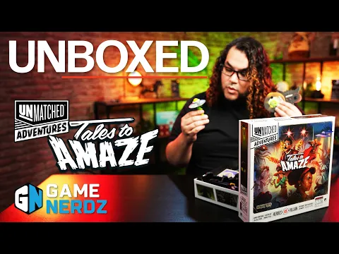 Amazing Minis, Cards, Gameplay inside Unmatched Adventures: Tales to Amaze