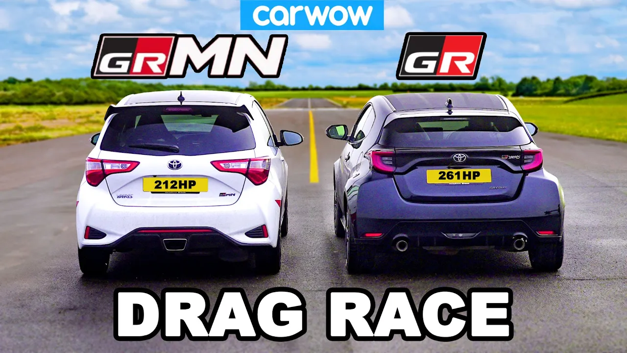 Toyota GR Yaris v Yaris GRMN - DRAG RACE