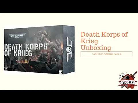 Death Korps of Krieg Army Set Unboxing