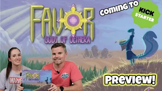 Preview of Favor: Gods of Oethera | Coming to #kickstarter | Love 2 Hate #boardgames Review