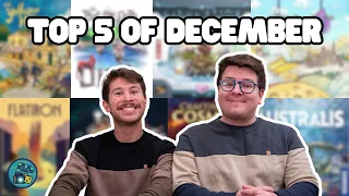 Top 5 Board Games We Played! | We Love 2 Player Games | December Edition