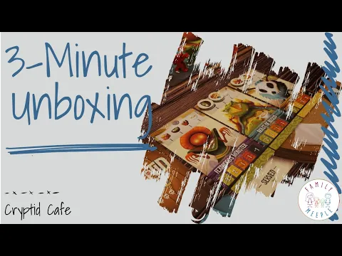 Cryptid Cafe Retail Edition - 3-Minute Unboxing