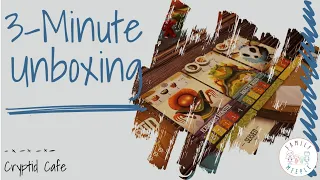 Cryptid Cafe Retail Edition - 3-Minute Unboxing