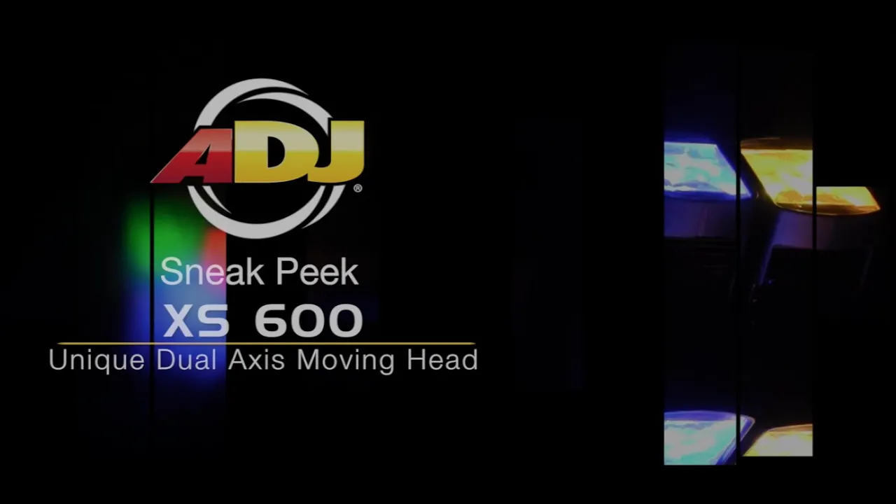 Product video thumbnail for ADJ American DJ XS 600 6x10W RGBW Dual Moving Head Light