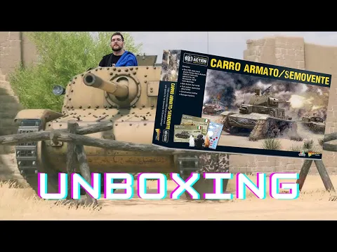 Unboxing Carro Armato M13/40 or M14/41 & Semovente tanks for Bolt Acton