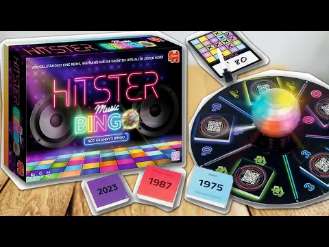 How to play HITSTER MUSIC BINGO (official rules, instructions and gameplay) | boardgamesTV x Jumbo