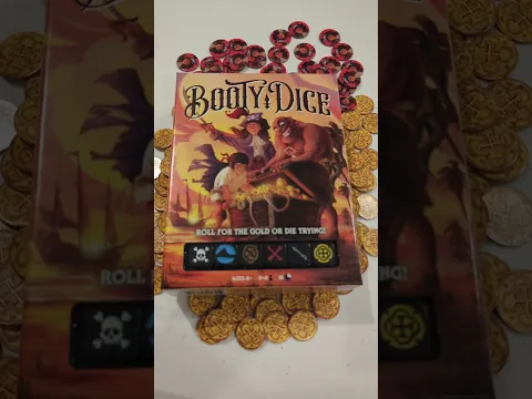 Booty Dice in 25 Seconds! ‍️ Fast-Paced Pirate #dice #boardgame