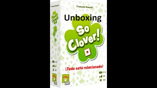 So Clover! - Unboxing - El club del dado