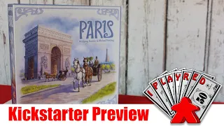 Paris from Game Brewer - Kickstarter Preview