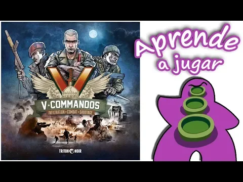 V-Commandos - Español - Reseña Juego de Mesa - Preparación y cómo se juega