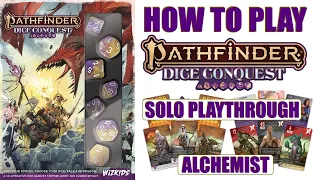 Pathfinder Dice Conquest: How to Play & Solo Playthrough (Alchemist)