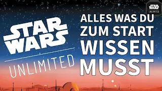 Alles was du JETZT zu Star Wars: Unlimited wissen musst. Regeln, Display Boxen und mehr.