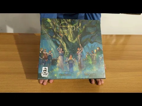 Unboxing di Oak - gioco da tavolo