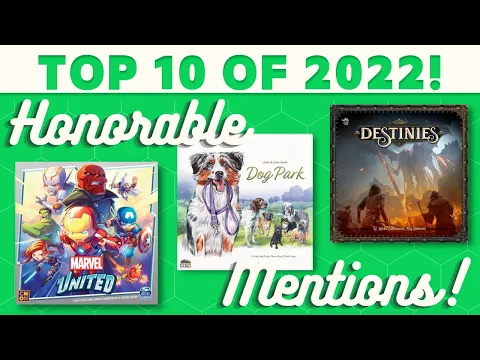 Games That Didn't Quite Make Our Top 10 New To Us In 2022! (Giveaway)