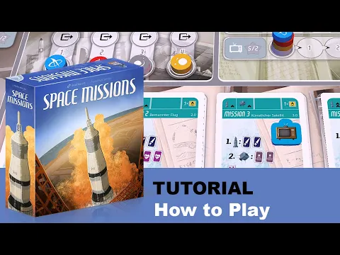Space Missions  •  Tutorial / How To Play  • Board Game